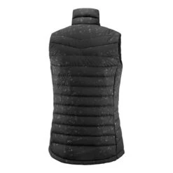Salomon Transition Down Gilet Black Grey Print Women -Outdoor Outfit Store slm lc1390100 003
