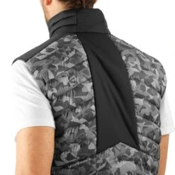 Salomon Sntial Xwarm Down Gilet Grey Black -Outdoor Outfit Store slm lc1612300 003